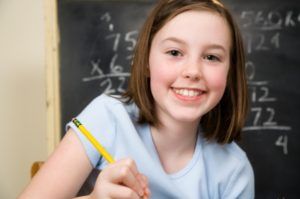 At School girl At School