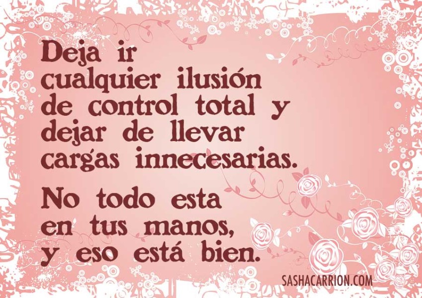 Let Go of the Need to Control