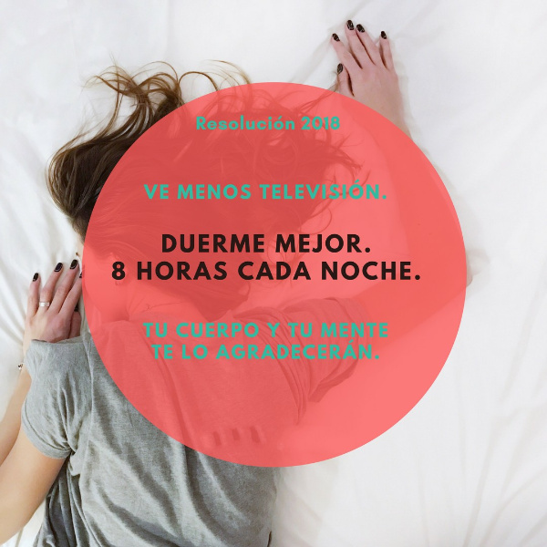 2018 resolution: Sleep more