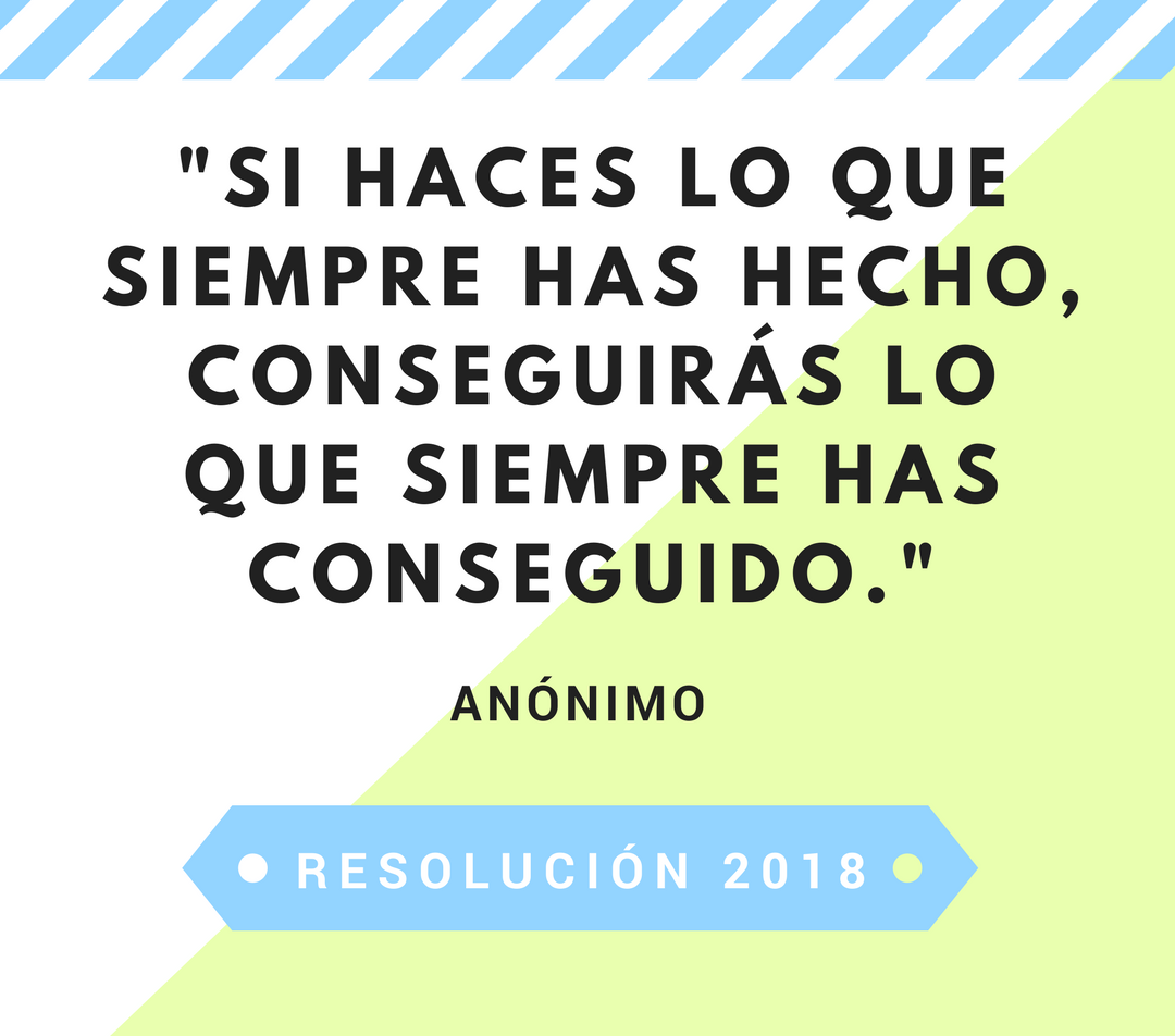 2018 Resolution: Try Something New